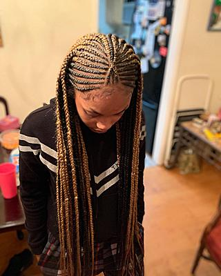 Fulani Tribal Braids With Color