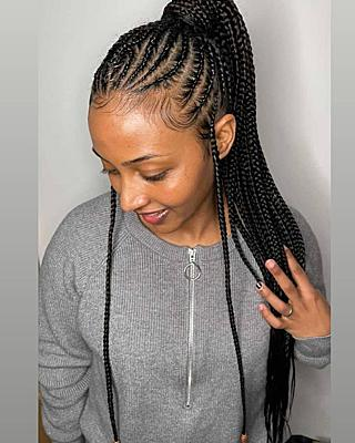 25 Stunning Fulani Tribal Braids Hairstyles of 2023 - Womanly & Modern