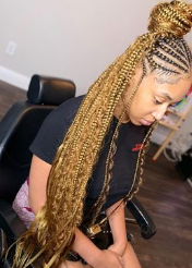  Tribal Knotless Braids