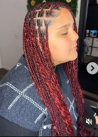 Boho Knotless Braids 