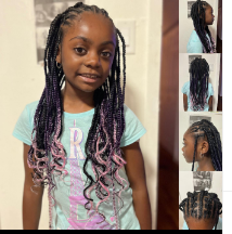 Kids Criss Cross Knotless Braids 