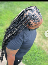 Large Criss Cross Knotless Braids