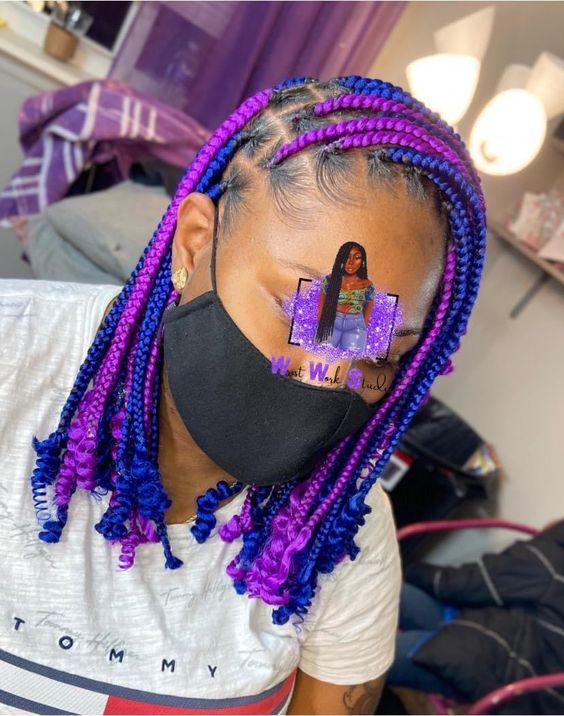 Mixed Colors Coi Leray Braids