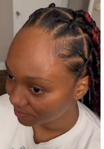 Jumbo knotless braids