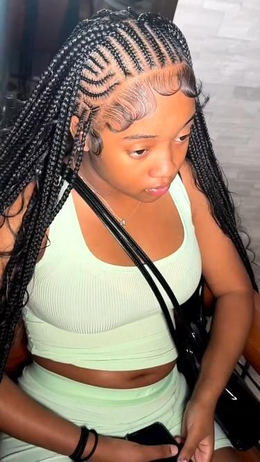Red yarn locs crochet braids. I AM IN LOVE WITH THIS LOOK!  Faux locs  hairstyles, Yarn braids styles, African braids hairstyles